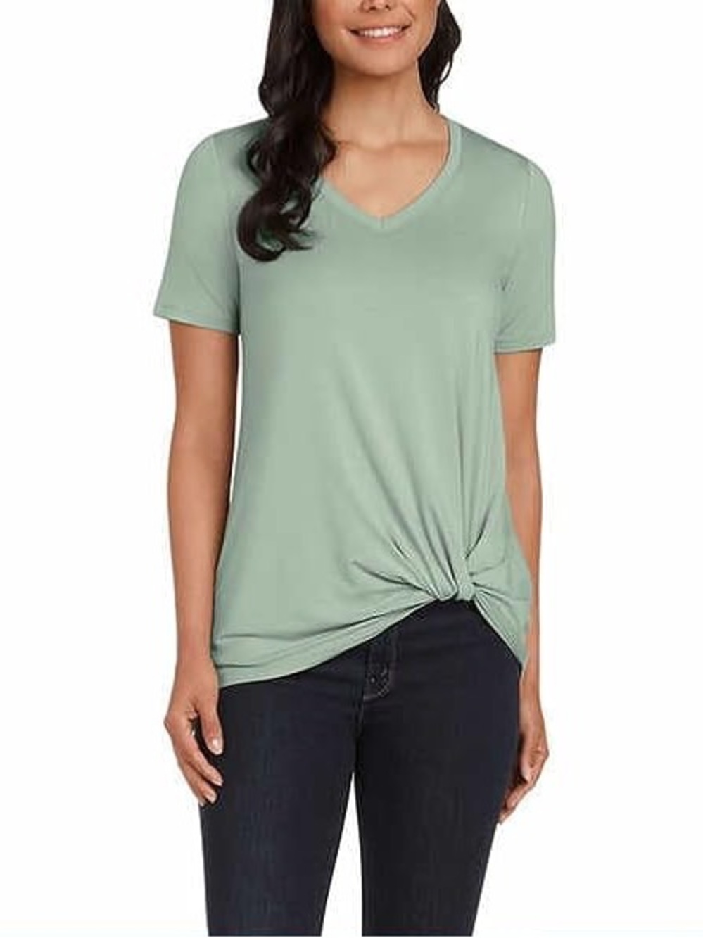 Matty M Ladies' Twist Knot Top